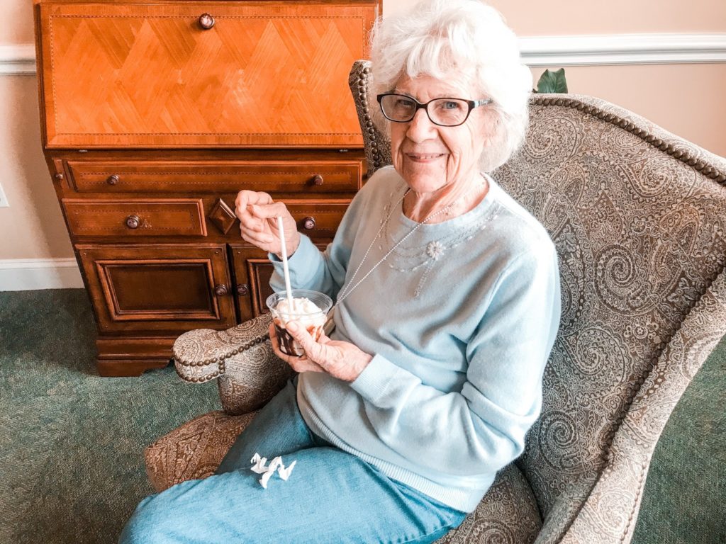 Glenwood Community resident enjoys ice cream