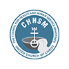 Logo of The Council for Health and Human Service Ministries, United Church of Christ, featuring a cross and a bowl symbol.