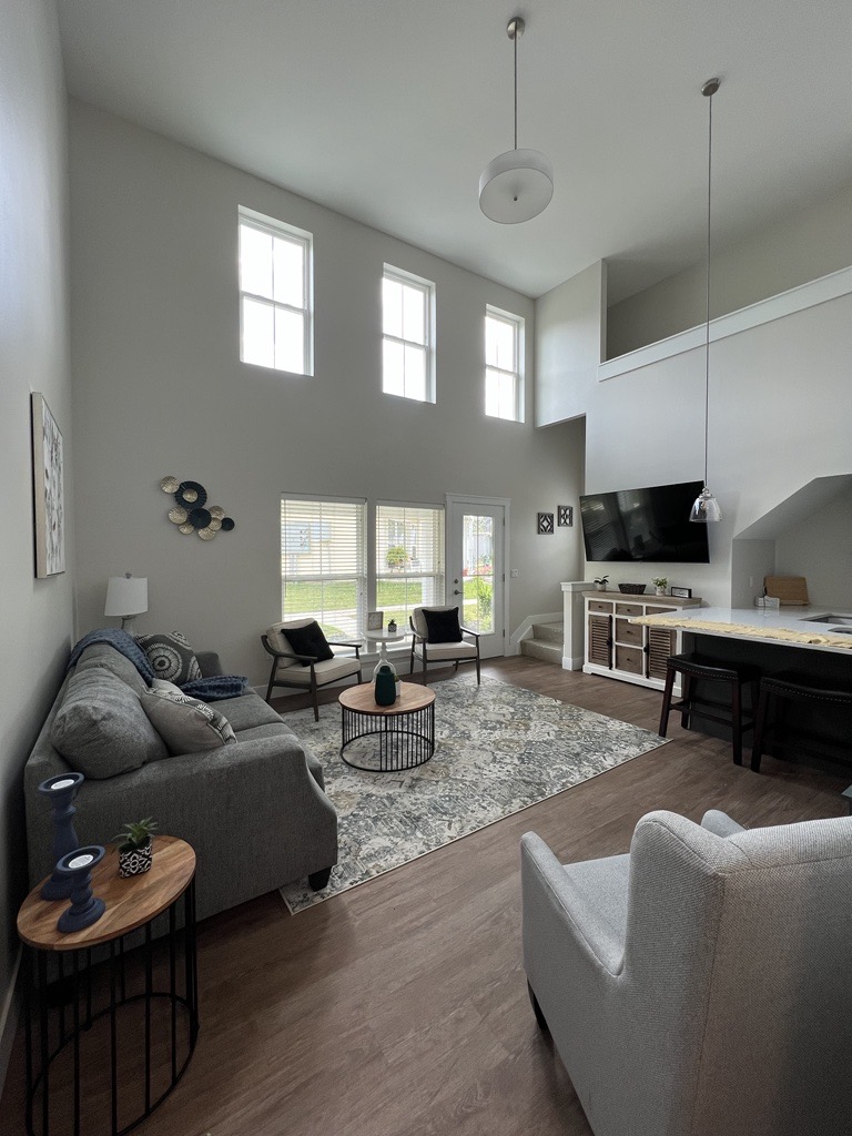 Hamlet on Darby Townhome Great Room Windows