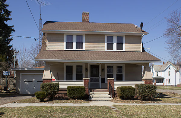 A house that Bruce Angell renovated. house restored by angell