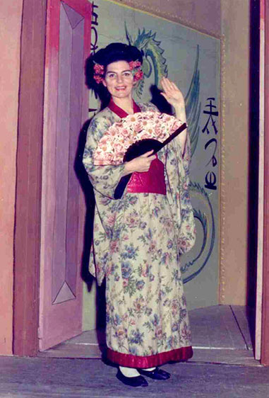 Beryl Ashton as she performed in The Mikado