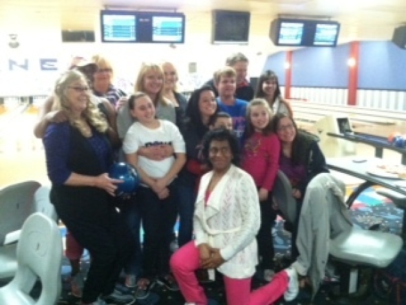 Parkvue staffers go bowling