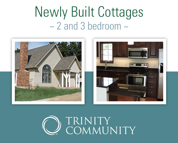 New 2 & 3 bedroom cottages at Trinity