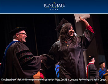 Melanie Sims Graduating from Kent State University, December 2016